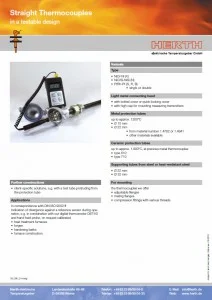 TMC Instruments; Herth test thremokoppels pdf db006