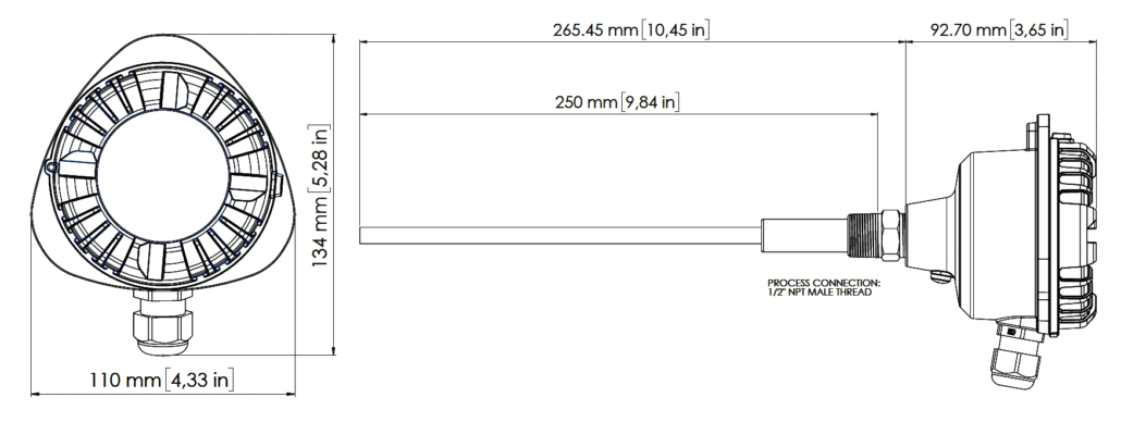sintrol dust detector tabel dimensions s100 s103 150724